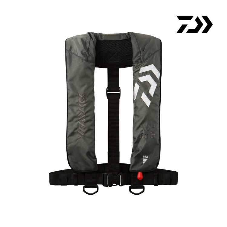 ダイワ DF-2608 インフレータブルライフジャケット 肩掛けタイプ手動・自動膨脹式 グレー DAIWA