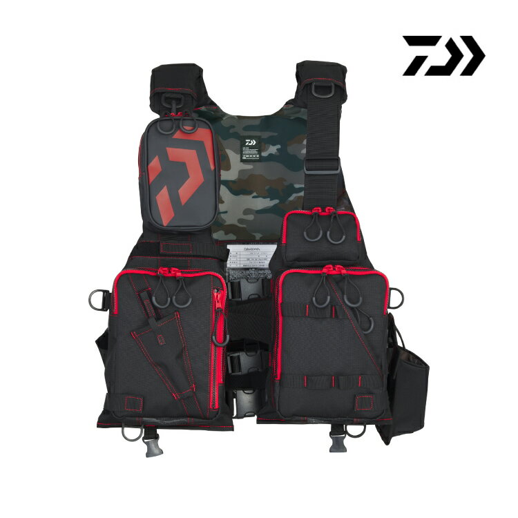 ダイワ ライフジャケット DF-6224 フロートゲームベスト ブラックレッド ベスト フロート DAIWA