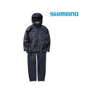 シマノ レインウェア RA-047X 3レイヤーレインスーツ ブラックダックカモ SHIMANO 取寄