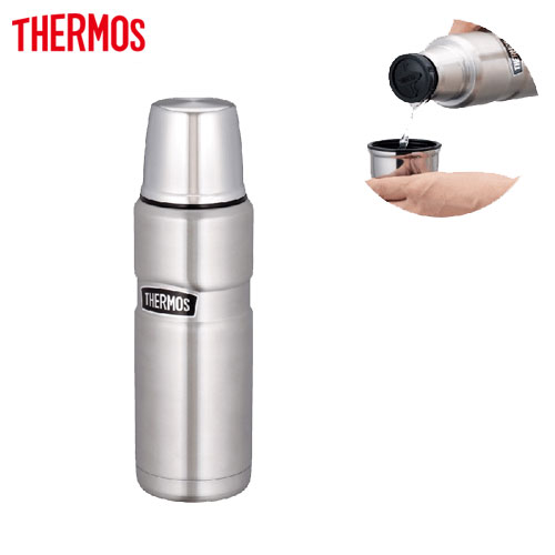 サーモス THERMOS ステンレスボトル 水筒 (ステンレス) ROB-002[pt_up]