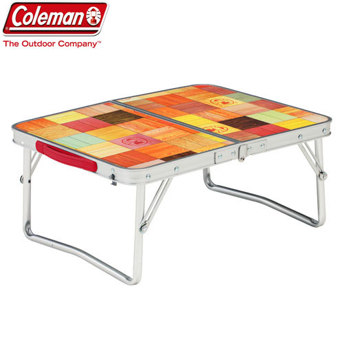 coleman コールマン ナチュラルモザイクミニテーブルプラス キャンプ BBQ テーブル 折りたたみ式：2000026756 [206_CAMP][T]