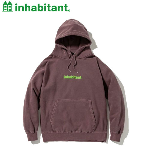 inhabitant インハビタント Photographers Logo Hoodie (PH7200 PURPLE) ：ISM23KT11