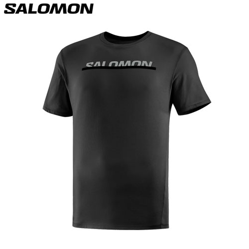 SALOMON T ESSENTIAL LOGO SS TEE M (DE/QU)FLC2029500[23ss][pt_up]