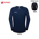 マムート MAMMUT Aenergy FL Longsleeve AF Men 1016-01350 メンズ トップス アウトドアウエア BK marine【24春夏】XS S M L XL