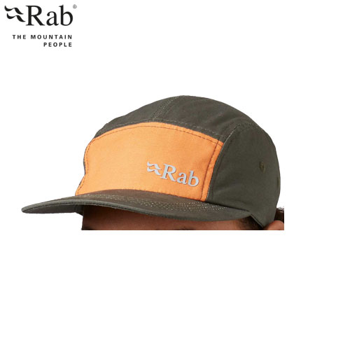 Rab ラブ Venant 5 Panel Cap ヴェナン5パネルキャップ Graphene/Marmalade ：QAB-45[ss_8]