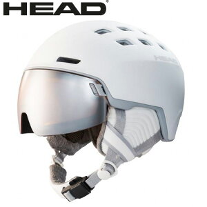 HEAD ヘッド 19-20 ヘルメット RACHEL col White スキー スノーボード ヘルメット バイザー付 323509【ポイント10倍 11/26 10時まで】