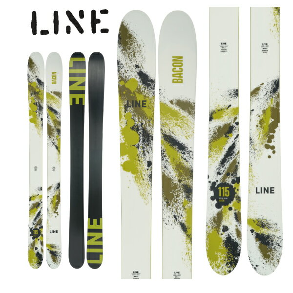 ライン LINE ベーコン BACON 115 (板のみ) スキー板 23-24モデル [LINEsale]