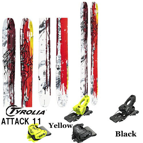 スキー板 アトミック ATOMIC 23-24 ベント BENT 110 金具付き2点セット( TYROLIA ATTACK 11 GW)