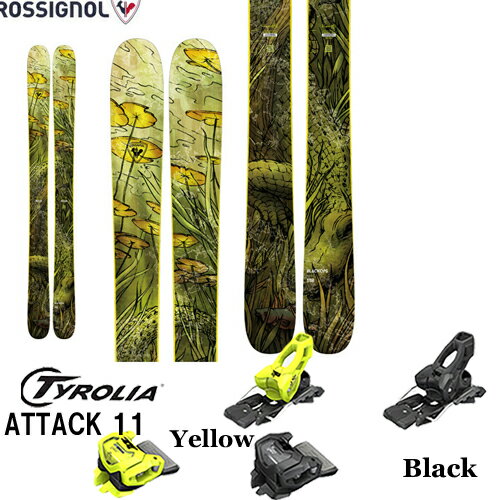 スキー板 ロシニョール ROSSIGNOL 23-24 BLACKOPS 118 金具付き2点セット( TYROLIA ATTACK 11 GW)