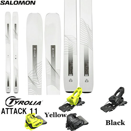 旧モデル スキー板 サロモン SALOMON 22-23 STANCE W 94 金具付き2点セット( TYROLIA ATTACK 11 GW)