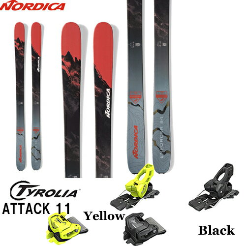 【旧モデルスキー板 ビンディングセット】ノルディカ NORDICA ENFORCER UNLIMITED 94 金具付き2点セット(TYROLIA ATTACK 11 GW)