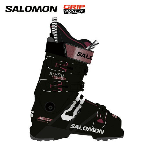 [旧モデルブーツ]サロモン SALOMON レディース エスプロ アルファ110 S/PRO ALPHA 110 W EL GW スキーブーツ 23-24モデル[ポイント5倍]