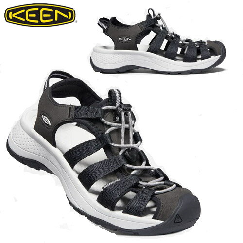 キーン KEEN アストリアウエストサンダル レディース ASTORIA WEST SANDAL Women (Black/Grey) 1023594【期間限定ポイント10倍】