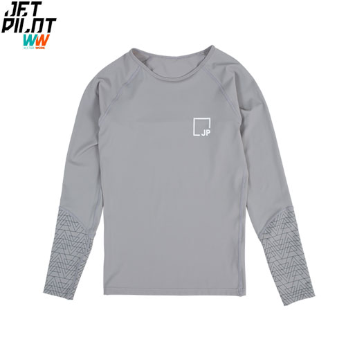 JETPILOT ジェットパイロット ラッシュガード PACER LS LADIES RASHIE レディース (グレー) S21515 【旧モデルアウトレット】 JETPILOT ジェットパイロット ラッシュガード PACER LS LADIES RASHIE レディース (グレー) S21515 【旧モデルアウトレット】