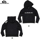 QUIKSILVER クイックシルバー FRONT OMNI ZIP HOODIE YOUTH ジュニア キッズ ラッシュガード 長袖 マリンスポーツ アウトドア (BLK)：KLY231035 夏 海[pt_up]