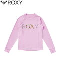 ROXY キッズ MINI MERMAID LOGO L/S キッズ ミニマーメイド ロゴ L/S ラッシュガード 半袖 マリンスポーツ アウトドア (LIL):TLY231107