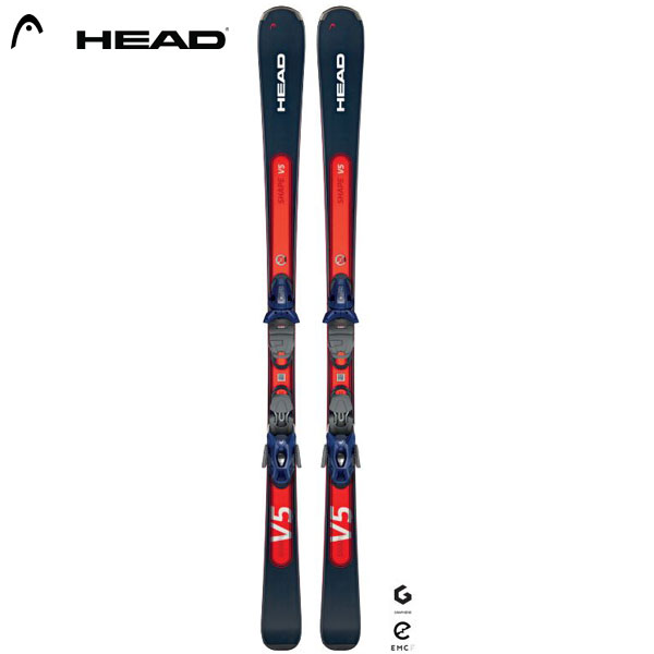 スキー板 ヘッド HEAD 23-24モデル SHAPE E-V5 + PR 11 GW 315253(金具付) サイズ:149-170cm