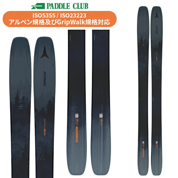 アトミック ATOMIC MAVERICK 105 CTI (板のみ) マーベリック オールマウンテン [AA0030356185] スキー板 24-25 [旧モデルスキー]