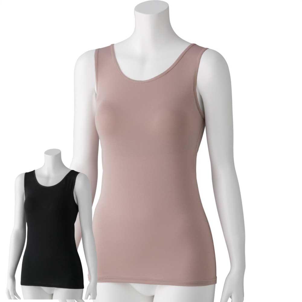 介護用 下着 肌着 ストレッチ カップ付 タンクトップ M L LL タンクトップ レディース 婦人 用