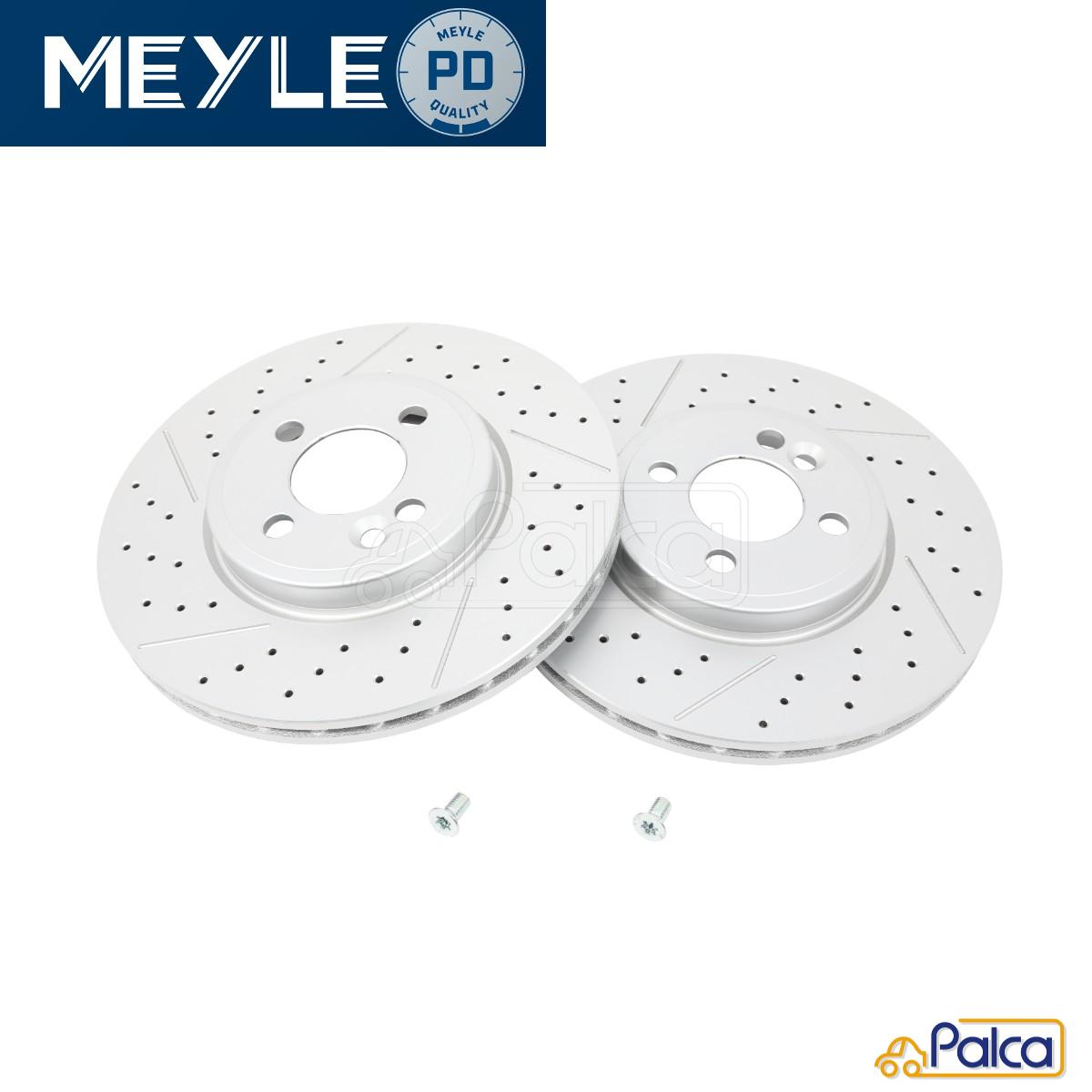 BMW ミニ / MINI フロント ドリルド ブレーキローター 2枚 防錆PD品| R50 R52 R53/JCW GPキット | R56 R55 R57 R58 R59/CooperS | MEYLE製 | 34116777825 34116777826