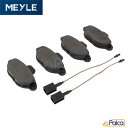 フィアット フロント ブレーキパッド 500,312/1.2 31212 | パッドセンサー付属 | MEYLE製 | 77364635,77365306,77365816