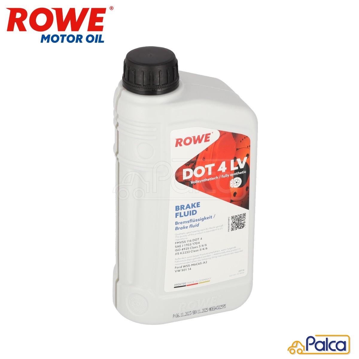 【あす楽】ブレーキフルード HIGHTEC BRAKE FLUID DOT 4 LV 1L| 低粘性 | ROWE製