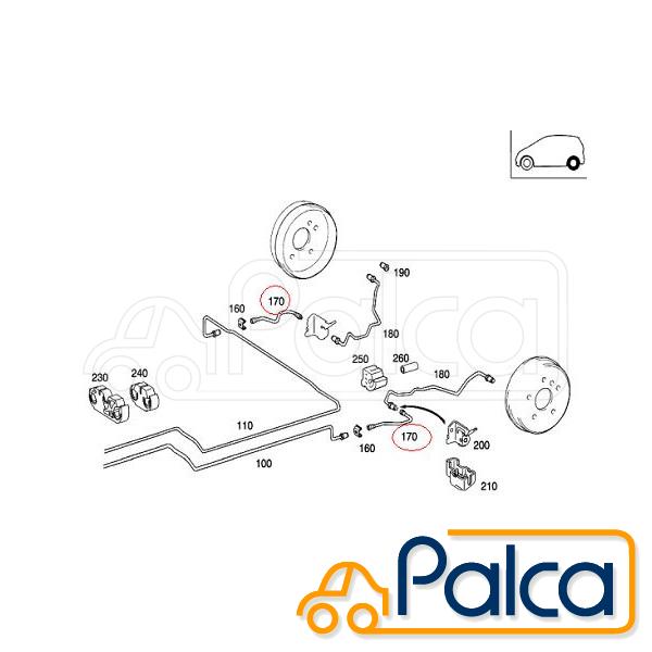 ��륻�ǥ� �٥�� �ꥢ �֥졼���ۡ��� 2�ܥ��å� W168.A���饹 �ޥ�����