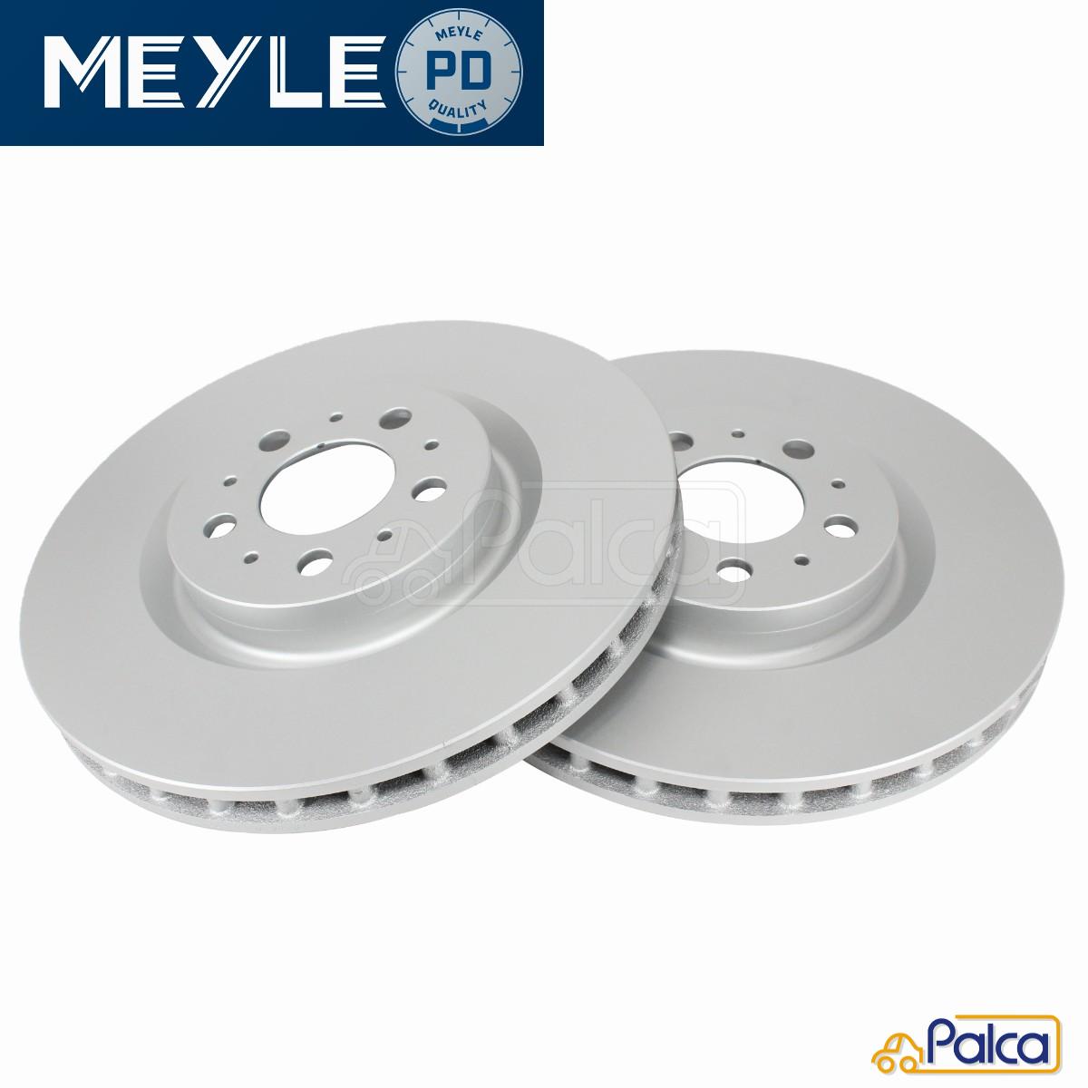 ボルボ 防錆PD フロント ブレーキディスクローター 2枚セット S60R V70RII 330MM マイレ製