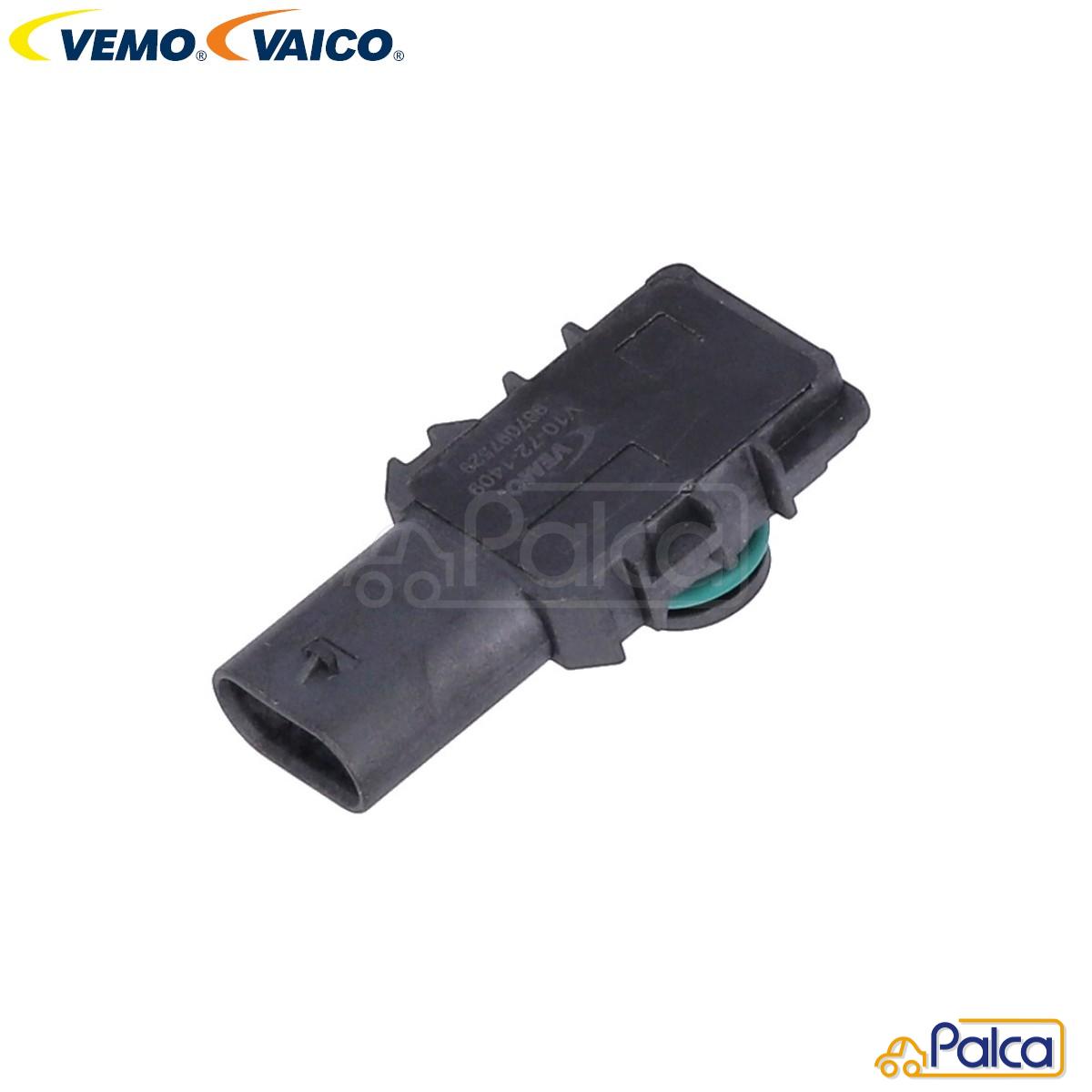 アウディ/VW MAPセンサー/インテークマニホールドプレッシャーセンサー Q5/8R |Q7/4L |R8/42 |ポロ/6R | ゴルフ6 | ザ・ビートル ザ・ビートルカブリオレ | パサート パサートCC/3C | シロッコ/13 | イオス | ティグアン/5N | VEMO製 06L906052A