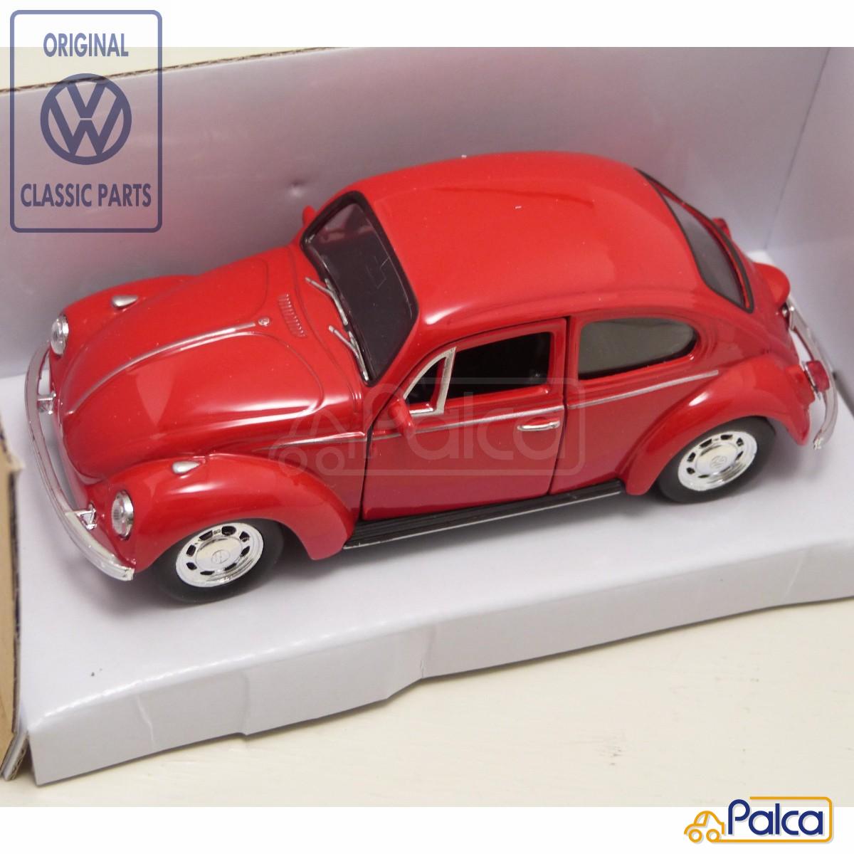 【あす楽】フォルクスワーゲン/VW ミニカー/モデルカー/トイカー ビートル/タイプ1/TYPE1/KAFER 1302 1/43 赤 ドア開閉,プルバック機能付 純正品