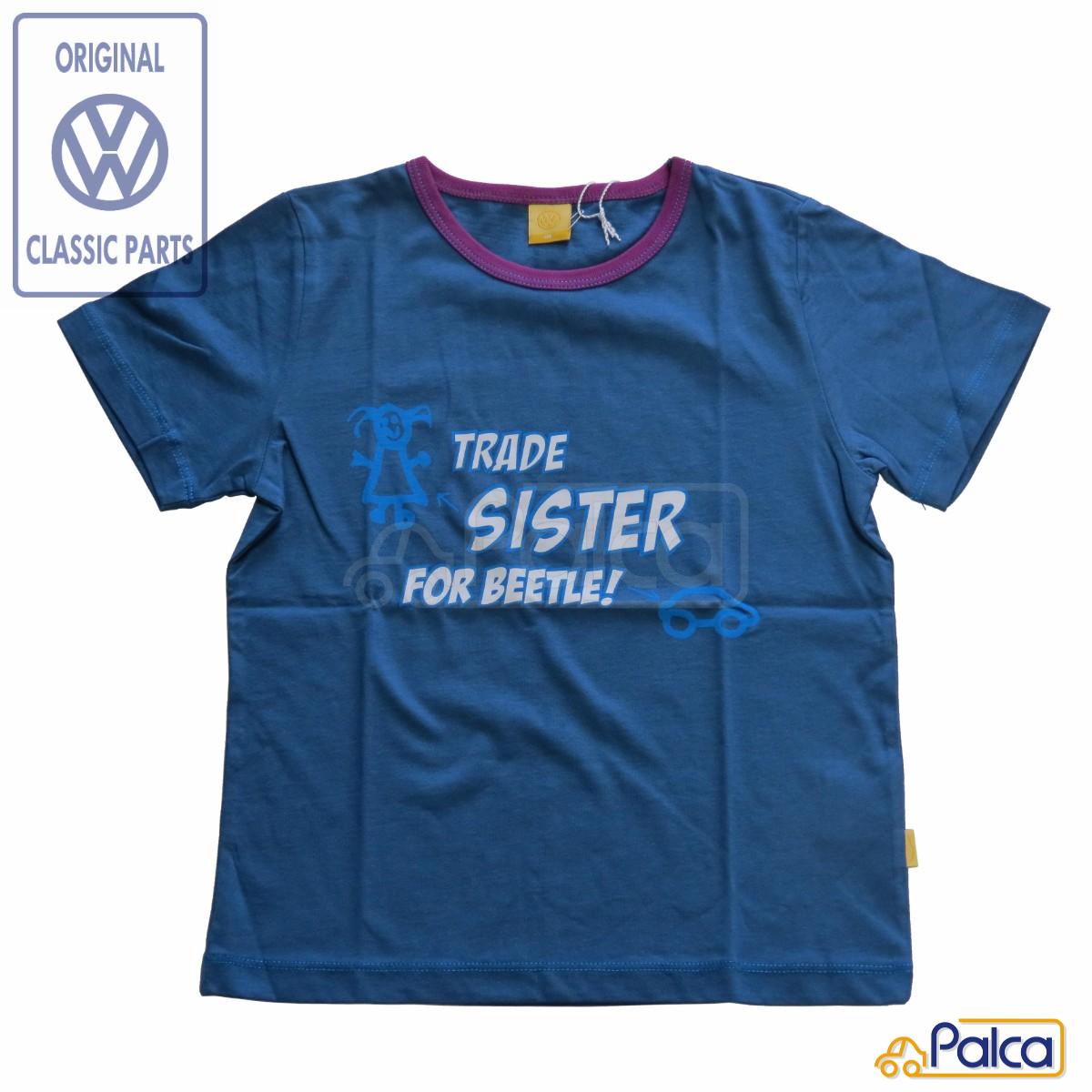 フォルクスワーゲン/VW Tシャツ/T-シャツ TRADE SISTER FOR BEETLE/ビートル サイズ116 子供/キッズ用 純正品
