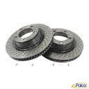 ポルシェ リア ドリルド ブレーキローター 左右 330X28MM 911 991/3.4カレラ 3.4カレラ4 | BREMBO製 99135240100 99135240200に適合