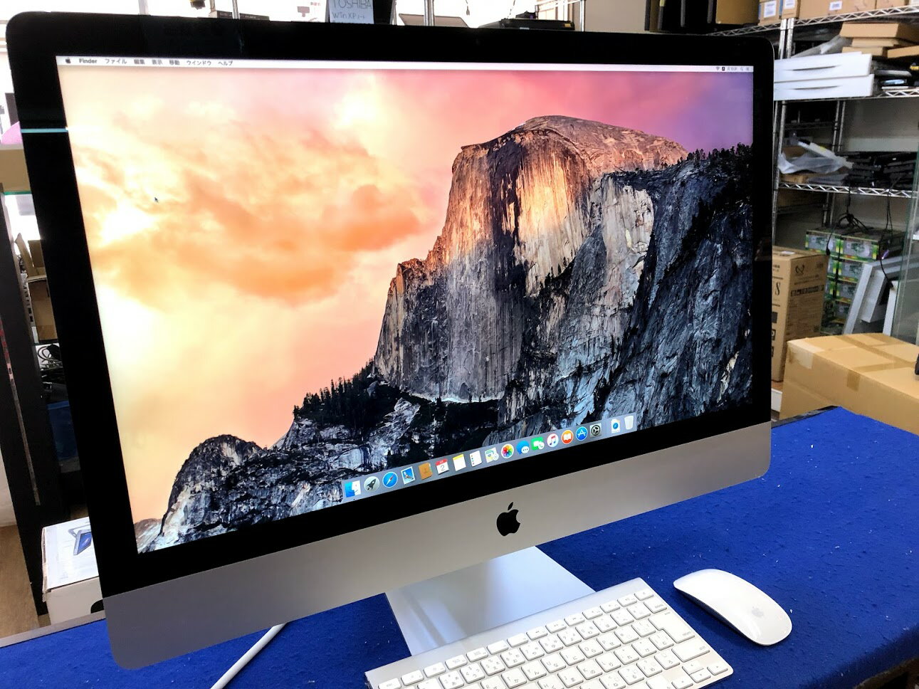 【プロ仕様】iMac 27 Late 2012 Fusion Drive4.5TB(SSD500GB+HDD4TB) メモリ16GB Core i7(3.4GHz) A1419 (iMac14,2) MD096J/A CTOモデル