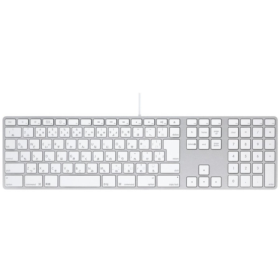 Apple Keyboard A1243-JIS MB110J/A USB接続 テンキー