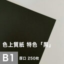 【送料実費】色上質紙 特色「黒」厚口 0.11mm B1サイズ:250枚, 色付き 模造紙 無地 ブラック 用紙 上質紙 インクジェット 色紙 いろがみ 壁紙 用紙 切り絵 工作 色紙 松本洋紙店 法人 仕入れ 見積もり 掛売 納品書 請求書 後払い 請求書払い