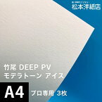 竹尾 DEEP PV モデラトーン アイス A4サイズ：3枚, タケオ インクジェット 印刷紙 印刷用紙 細目 フェルトパターン 画材 用紙 写真 版画 水彩画 油絵 アート作品 絵画 複製 鮮やか 染料 顔料 発色 松本洋紙店 法人 仕入れ 見積もり 掛売 納品書 請求書 後払い 請求書払い