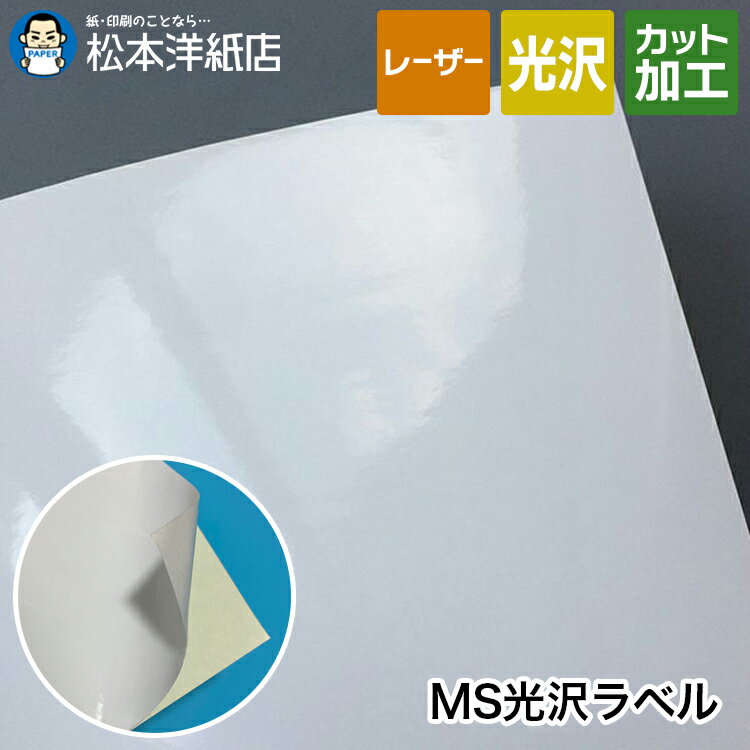 MS光沢ラベル A3/A4/B4/B5, 光沢紙 シー