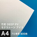 竹尾 DEEP PV モデラトーン アイス A4サイズ：800枚, タケオ インクジェット 印刷紙 印刷用紙 細目 フェルトパターン 画材 用紙 写真 版画 水彩画 油絵 アート作品 絵画 複製 鮮やか 染料 顔料 発色 松本洋紙店 法人 仕入れ 見積もり 掛売 納品書 請求書 後払い 請求書払い