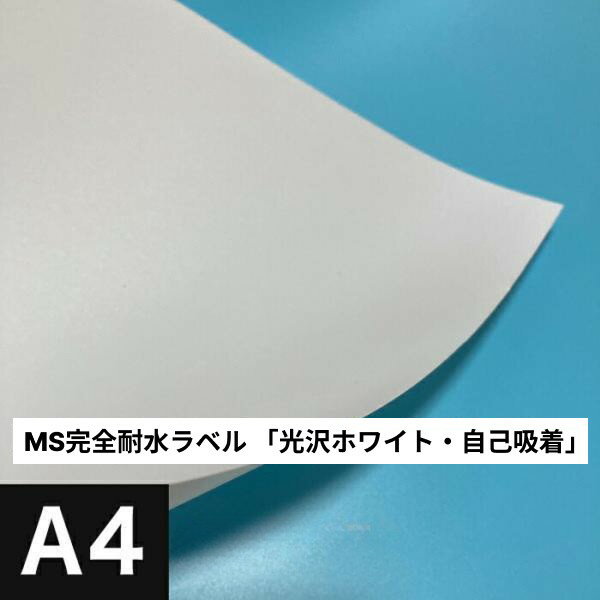 乐天商城 - MS完全耐水ラベル 「光沢ホワイト・自己吸着」A4