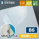 MS光沢ラベル「再剥離」B5サイズ