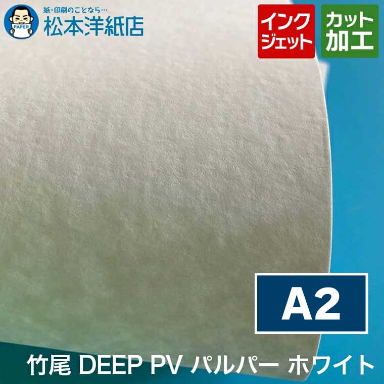 乐天商城 - 竹尾 DEEP PV パルパー ホワイト A2