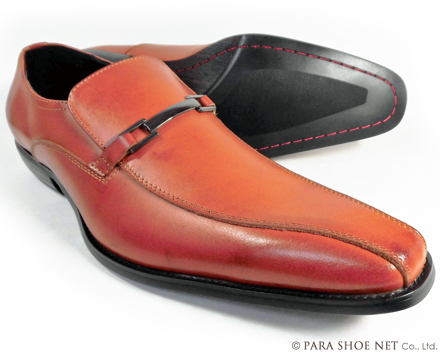 Gixxay 本革 ビットローファー ビジネスシューズ アンティークブラウン（茶色）ワイズ3E（EEE）28cm（28.0cm） 29cm（29.0cm）【大きいサイズ（ビッグサイズ）メンズ革靴 紳士靴】