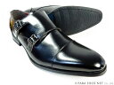 Oxford Field ダブルモンクストラップ ビジネスシューズ 黒 ワイズ3E(EEE)28cm(28.0cm)、29cm(29.0cm)、30cm(30....