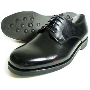 Black 本革 プレーントゥ ビジネスシューズ 黒 幅広Gワイズ/6E（EEEEEE）［メンズ革靴・紳士靴・大きいサイズ（ビッグサイズ） 27.5cm、28cm（28.0cm）、28.5cm、29cm（29.0cm）、30cm（30.0cm）あり］