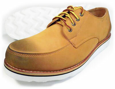 Tumeric Uチップ カジュアルシューズ キャメル ワイズ3E(EEE) 28cm（28.0cm）、29cm（29.0cm）、30cm（30.0cm）【大きいサイズ（ビッグサイズ/キングサイズ）メンズ紳士靴】