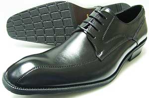 SEVENTH STREET ロングノーズ スワールモカ ビジネスシューズ 黒 3E（EEE） 27.5cm、28cm（28.0cm）、28.5cm、29cm（29.0cm）、30cm（30.0cm）［大きいサイズ・メンズ・革靴・紳士靴］