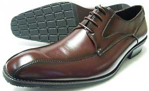 SEVENTH STREET ロングノーズ スワールモカ ビジネスシューズ アンティーク濃茶 3E（EEE） 27.5cm、28cm（28.0cm）、28.5cm、29cm（29.0cm）、30cm（30.0cm）［大きいサイズ・メンズ・革靴・紳士靴］