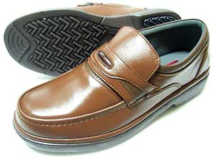 After Golf（アフターゴルフ）本革 モカスリッポン ビジネスシューズ オリーブ（茶色）ワイズ4E（EEEE） 23cm（23.0cm）、23.5cm、24cm（24.0cm）［小さいサイズ（スモールサイズ）メンズ革靴・紳士靴］