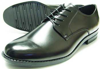 BRAVAS Lapel プレーントゥ ビジネスシューズ 黒 22cm（22.0cm）、22.5cm、23cm（23.0cm）、23.5cm、24cm（24.0cm）/小さいサイズ・メンズ・革靴・紳士靴 1