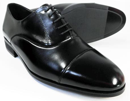 EXCEL 本革 内羽根ストレートチップ キャップトゥ ビジネスシューズ＆冠婚葬祭 黒 ワイズ3E EEE 23.5cm 24cm 24.0cm 24.5cm/小さいサイズ スモールサイズ メンズ革靴・紳士靴